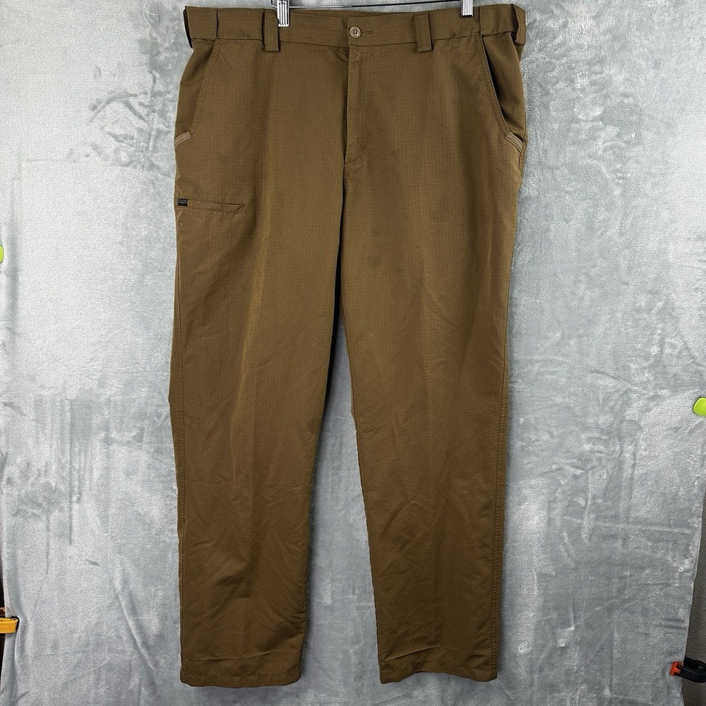 5.11‎ tactical pants Mens 40x34 Brown Cargo Utility Adjustable Waist